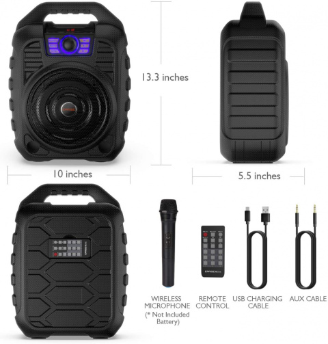 Przenośny głośnik z mikrofonem EARISE T26 Bluetooth Przenośny głośnik z mikrofonem EARISE T26 Bluetooth