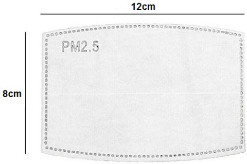Filtr Filtry Maseczki PM2.5 PM 2.5 węgiel 100szt Filtr Filtry Maseczki PM2.5 PM 2.5 węgiel 100szt