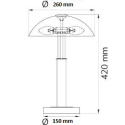 Lampa stołowa PRESCOT 747 2xE14 40W WOFI