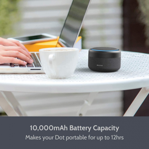 ŁADOWARKA BEZPRZEWODOWA DO ECHO DOT 3 PRZENOŚNA ŁADOWARKA BEZPRZEWODOWA DO ECHO DOT 3 PRZENOŚNA