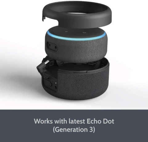 ŁADOWARKA BEZPRZEWODOWA DO ECHO DOT 3 PRZENOŚNA ŁADOWARKA BEZPRZEWODOWA DO ECHO DOT 3 PRZENOŚNA