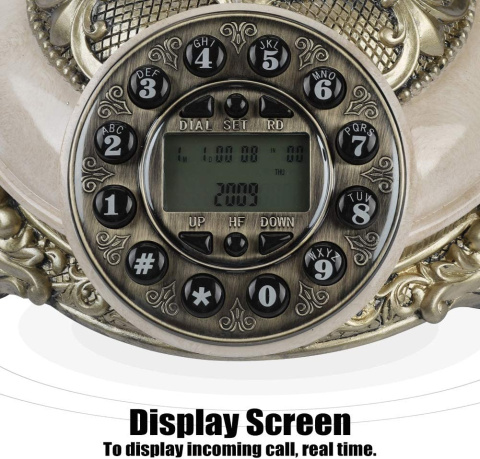 Telefon VBESTLIFE retro vintage antyk FSK/DTMF Telefon VBESTLIFE retro vintage antyk FSK/DTMF