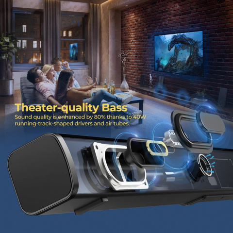 SOUNDBAR MPOW SOUNDHOT B6 BT AUX PILOT SOUNDBAR MPOW SOUNDHOT B6 BT AUX PILOT