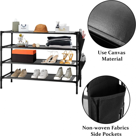 Szafka na buty obuwie organizer stojak 4 półki Szafka na buty obuwie organizer stojak 4 półki