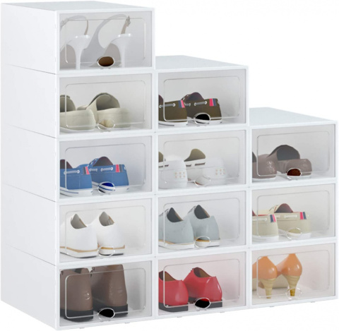 Regał organizer na buty 12szt pudełek HOMIDEC półka Regał organizer na buty 12szt pudełek HOMIDEC półka