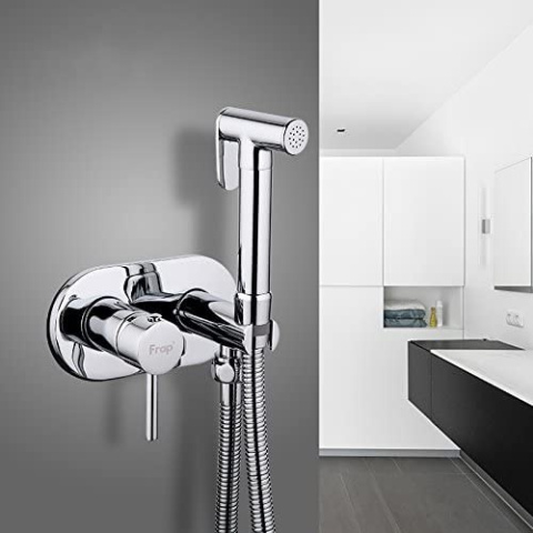 Bateria bidetowa FRAP F7505 wąż chrom Bateria bidetowa FRAP F7505 wąż chrom