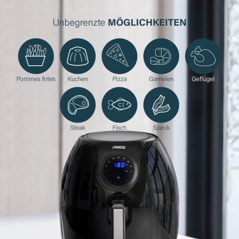Frytkownica niskotłuszczowa Princess 182050 1700 W Frytkownica niskotłuszczowa Princess 182050 1700 W