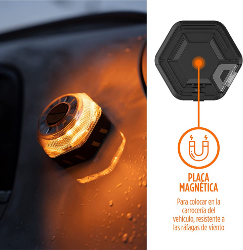 Światło ostrzegawcze KSIX LED IP54 awaryjne kogut Światło ostrzegawcze KSIX LED IP54 awaryjne kogut