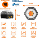 Światło ostrzegawcze KSIX LED IP54 awaryjne kogut Światło ostrzegawcze KSIX LED IP54 awaryjne kogut