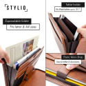 STYLIO TECZKA ORGANIZER AKTÓWKA na dokumenty pokrowiec tablet telefon