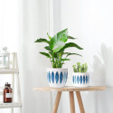 Ceramiczna doniczka T4U zestaw 13 i 10,5 cm 2szt osłonka ozdobna Ceramiczna doniczka T4U zestaw 13 i 10,5 cm 2szt osłonka ozdobna