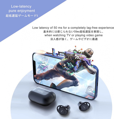 Słuchawki bluetooth 24h etui powerbank szare Słuchawki bluetooth 24h etui powerbank szare