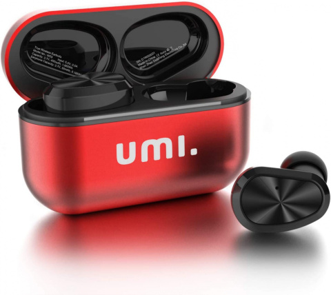 Umi TWS słuchawki Bluetooth 5.0 IPX7 mikrofon 24h