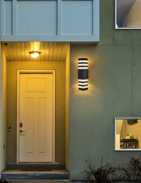 Lampa elewacyjna LED zewnętrzna kinkiet ogrodowy 10W Lampa elewacyjna LED zewnętrzna kinkiet ogrodowy 10W