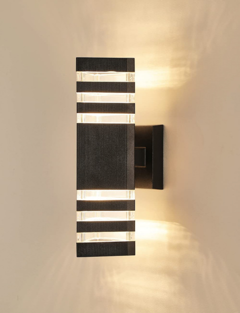 Lampa elewacyjna LED zewnętrzna kinkiet ogrodowy 10W Lampa elewacyjna LED zewnętrzna kinkiet ogrodowy 10W