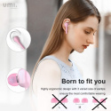 SŁUCHAWKI BEZPRZEWODOWE BLUETOOTH RÓŻOWE SŁUCHAWKI BEZPRZEWODOWE BLUETOOTH RÓŻOWE