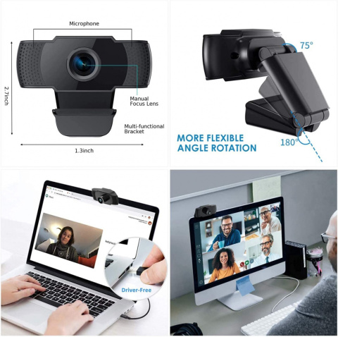 Kamerka Kamera INTERNETOWA USB HD 1080P MIKROFON Kamerka Kamera INTERNETOWA USB HD 1080P MIKROFON