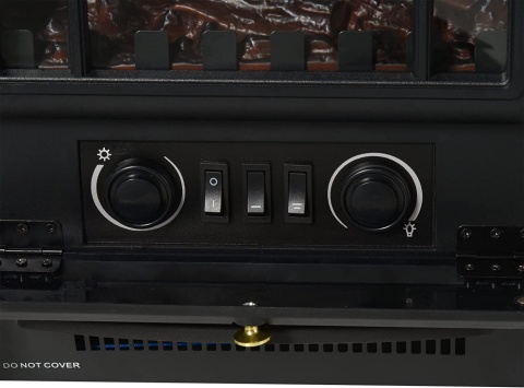 Kominek stojący Elektryczny Efekt Płomienia Grzejnik 1850W retro