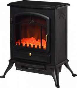 Kominek stojący Elektryczny Efekt Płomienia Grzejnik 1850W retro