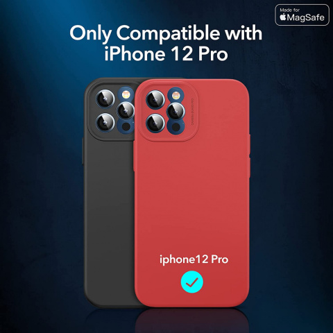 ESR Miękkie etui z MagSafe iPhone 12 czerwony ESR Miękkie etui z MagSafe iPhone 12 czerwony