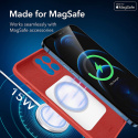 ESR Miękkie etui z MagSafe iPhone 12 czerwony ESR Miękkie etui z MagSafe iPhone 12 czerwony