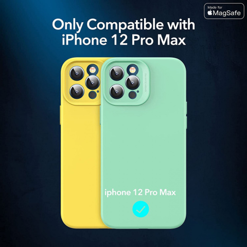 ESR Miękkie etui z MagSafe iPhone 12Pro Max miętowy ESR Miękkie etui z MagSafe iPhone 12Pro Max miętowy