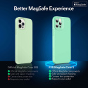 ESR Miękkie etui z MagSafe iPhone 12Pro Max miętowy