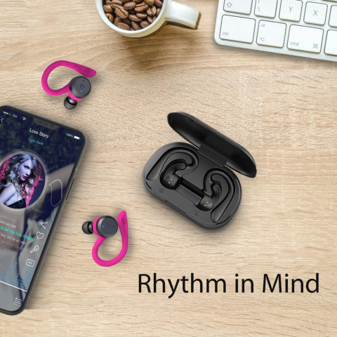 SŁUCHAWKI BEZPRZEWODOWE BLUETOOTH Z MIKROFONEM SŁUCHAWKI BEZPRZEWODOWE BLUETOOTH Z MIKROFONEM