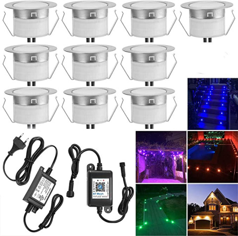 REFLEKTORKI LED DO ZABUDOWY 10szt. SMART PILOT RGB REFLEKTORKI LED DO ZABUDOWY 10szt. SMART PILOT RGB