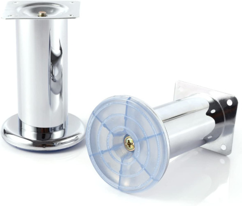 NÓŻKA STOPKA MEBLOWA REGULOWANA CHROM WYSOKOŚĆ 120MM NÓŻKA STOPKA MEBLOWA REGULOWANA CHROM WYSOKOŚĆ 120MM