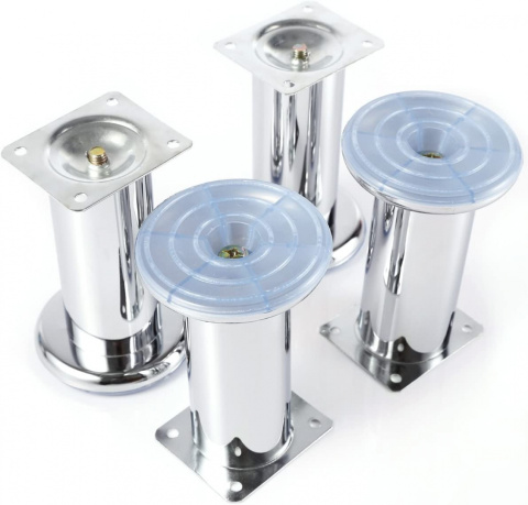 NÓŻKA STOPKA MEBLOWA REGULOWANA CHROM WYSOKOŚĆ 120MM NÓŻKA STOPKA MEBLOWA REGULOWANA CHROM WYSOKOŚĆ 120MM