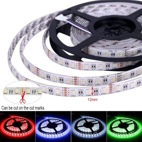 Taśma LED 5M RGB 5050 WiFi PILOT APLIKACJA Taśma LED 5M RGB 5050 WiFi PILOT APLIKACJA