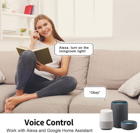 Gniazdko z Inteligentnym Włącznikiem Światła WIFI Gniazdko z Inteligentnym Włącznikiem Światła WIFI
