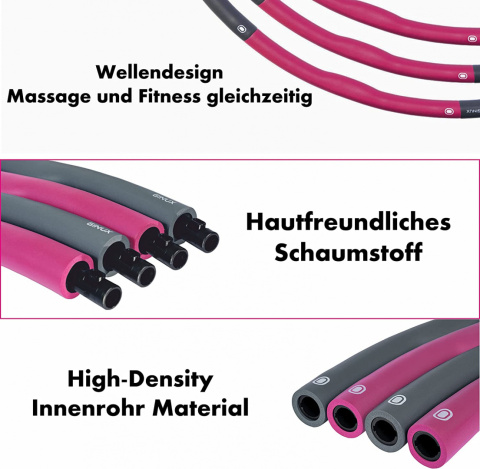 Odchudzające Hula Hoop 100 cm masażer z wypustkami Odchudzające Hula Hoop 100 cm masażer z wypustkami