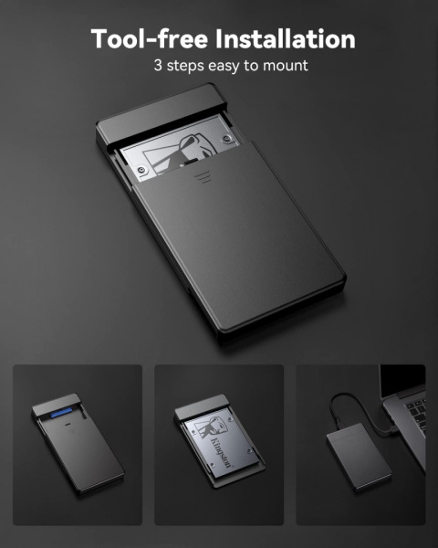 KIESZEŃ NA DYSK HDD OBUDOWA DYSKU SATA SSD 2,5" KIESZEŃ NA DYSK HDD OBUDOWA DYSKU SATA SSD 2,5"