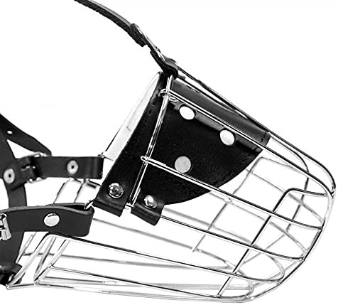 DINO Kaganiec Dla Psa Metalowy obwod 32cm Owczarek DINO Kaganiec Dla Psa Metalowy obwod 32cm Owczarek