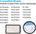 Zestaw filtrów zamiennik Rowenta Moulinex Tefal