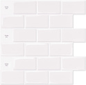 PŁYTKI SAMOPRZYLEPNE PANEL BIAŁY 10szt 30x30cm PŁYTKI SAMOPRZYLEPNE PANEL BIAŁY 10szt 30x30cm
