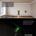 Poziomica Laserowa 360 ° Laser Krzyżowy do 60m Poziomica Laserowa 360 ° Laser Krzyżowy do 60m