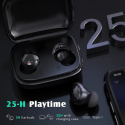 Słuchawki sportowe bezprzewodowe douszne powerbank Bluetooth 5.1 IPX8 DOTYK