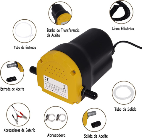 Pompa ssąca do ekstrakcji oleju Poweka 12V 80W Pompa ssąca do ekstrakcji oleju Poweka 12V 80W