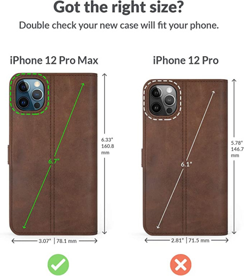 ETUI PORTFEL POKROWIEC DO IPHONE12 PRO MAX ETUI PORTFEL POKROWIEC DO IPHONE12 PRO MAX