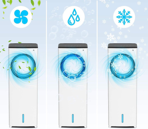 Klimator wodny klimatyzer wentylator 4w1 z pilotem Klimator wodny klimatyzer wentylator 4w1 z pilotem