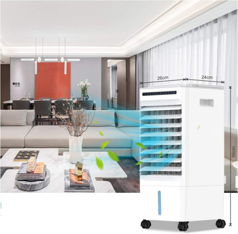 Mobilny klimator klimatyzer 5 L chłodzi nawilża Mobilny klimator klimatyzer 5 L chłodzi nawilża