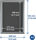 15 x Ramka rama plakatowa A3 OWZ Zatrzaskowa