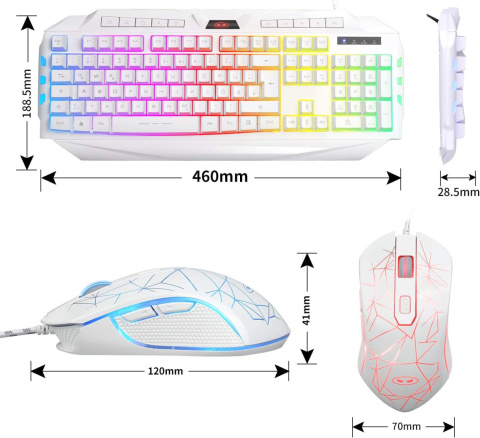 Klawiatura do Rainbow Backlight Anivia ASDIOFJ5 Klawiatura do Rainbow Backlight Anivia ASDIOFJ5