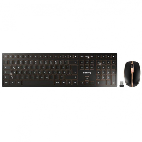 Zestaw CHERRY DW 9000 SLIM klawiatura mysz Zestaw CHERRY DW 9000 SLIM klawiatura mysz