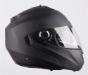 MOTOCYKLOWY KASK NA SKUTER MOTOR M CZARNY