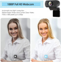 KAMERA INTERNETOWA MIKROFON 1080P USB 2.0 + STATYW