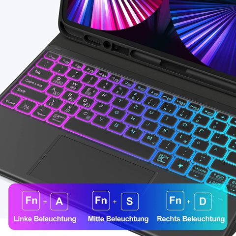 Earto Etui iPad Pro 12.9+ 2022 klawiatura czarny Earto Etui iPad Pro 12.9+ 2022 klawiatura czarny